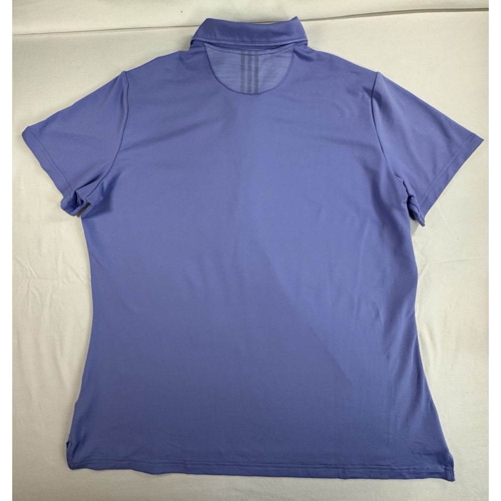 adidas Golf Women's XL Purple Short Sleeve Stretch Collared Polo Shirt - Picture 7 of 10